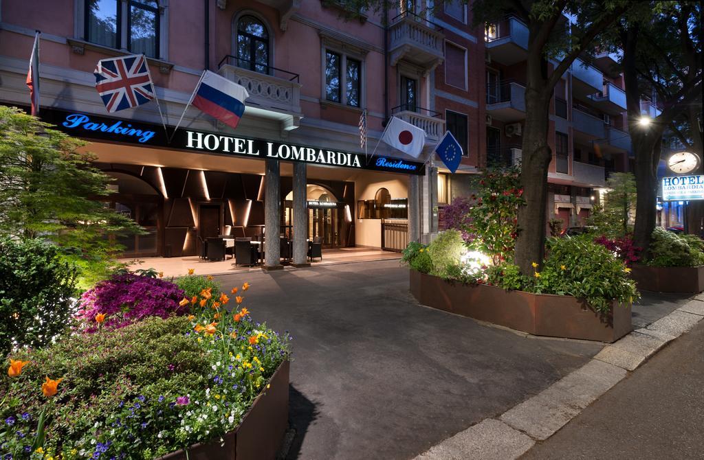 Hotel Lombardia Milánó Kültér fotó
